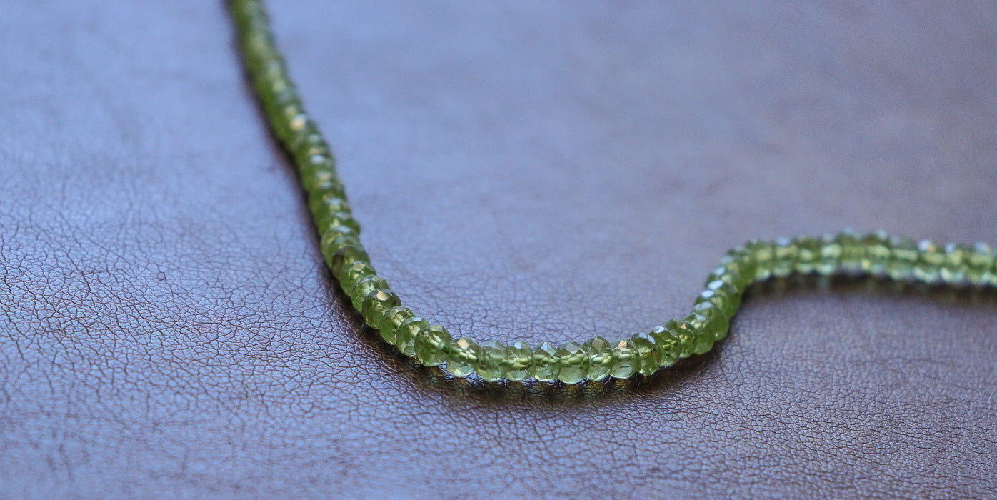 Peridot Beads 4mm faceted