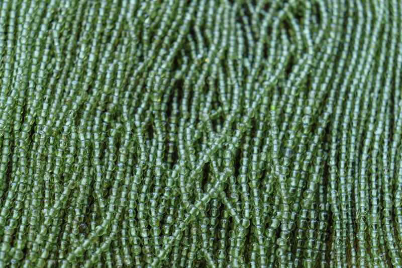 Round Peridot Beads