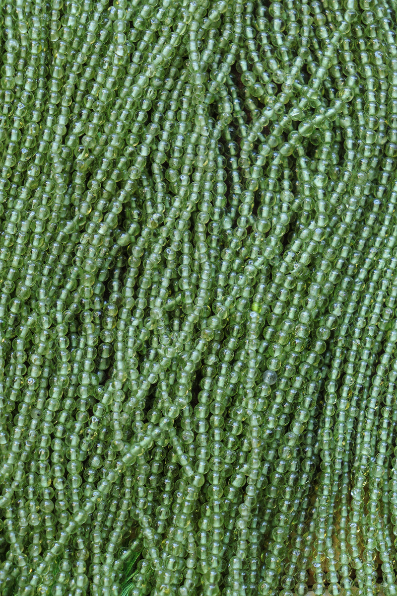 Round Peridot Beads
