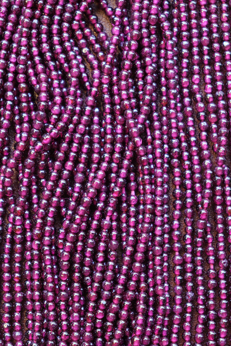 Round Garnet Beads
