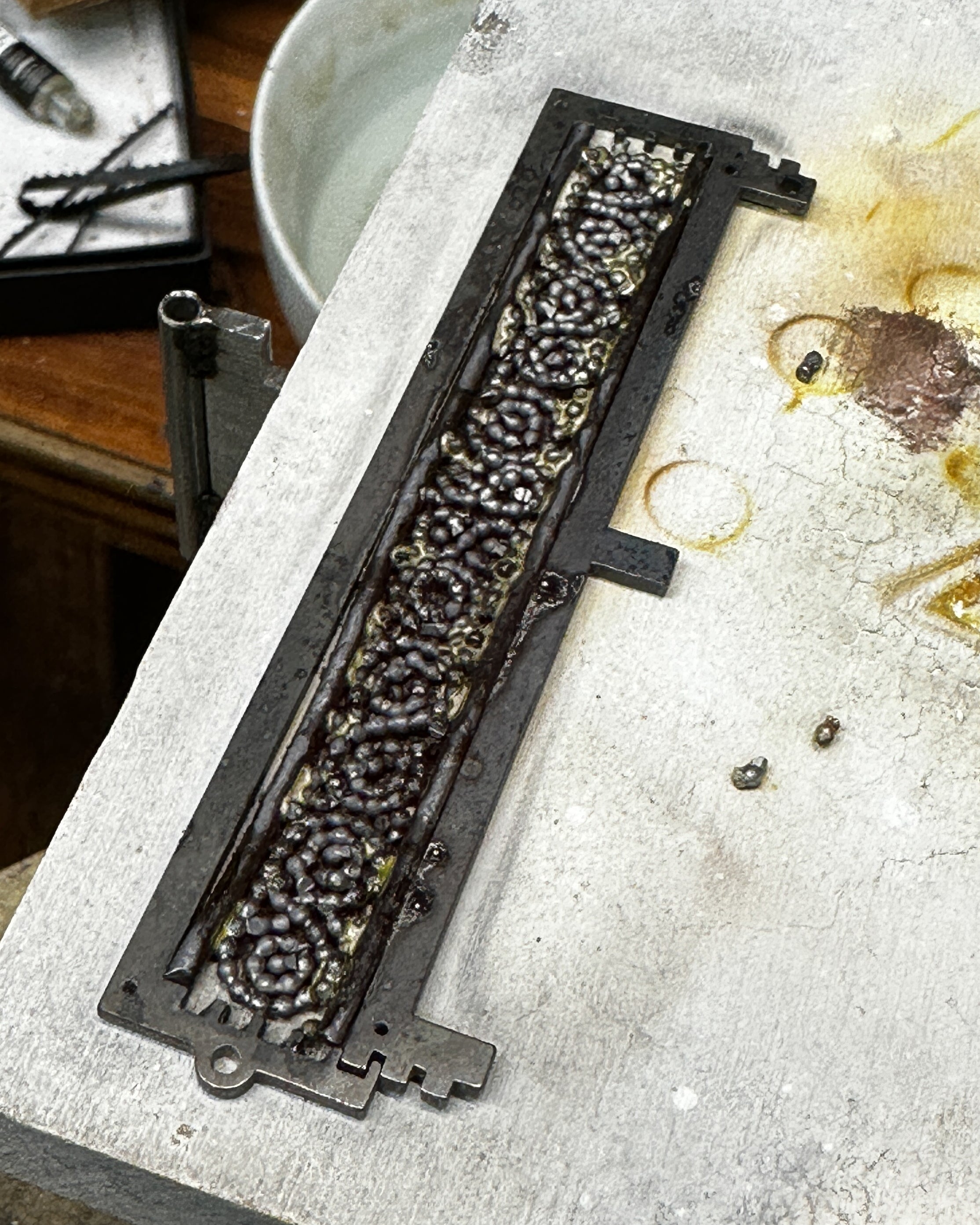 Soldering Stencils Adjustable Ring Band — Lion Punch Forge