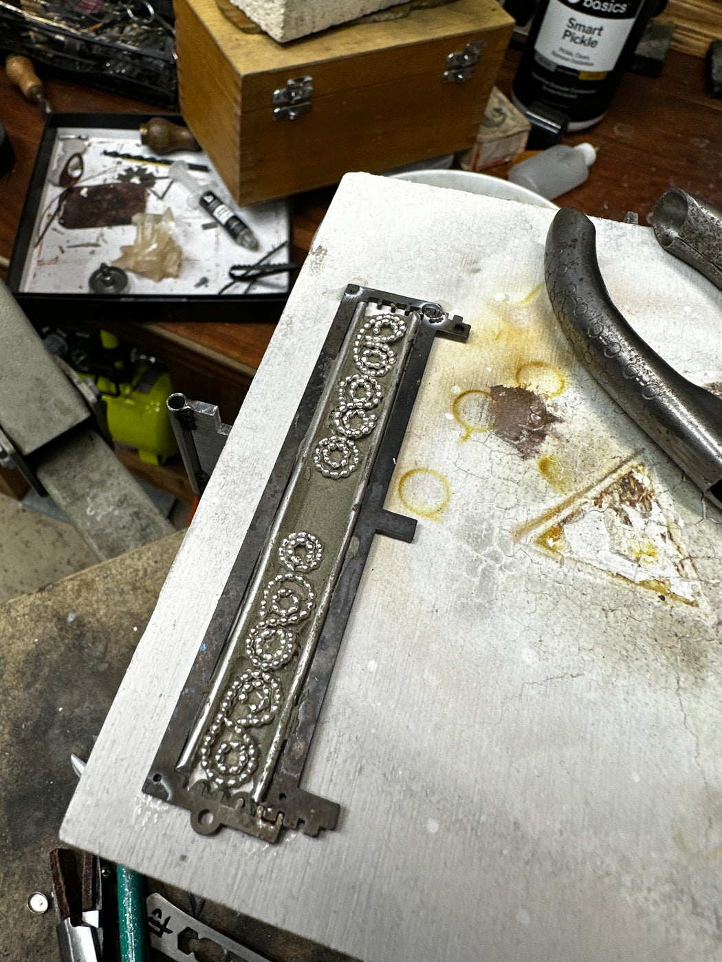 Soldering Stencils Adjustable Ring Band — Lion Punch Forge